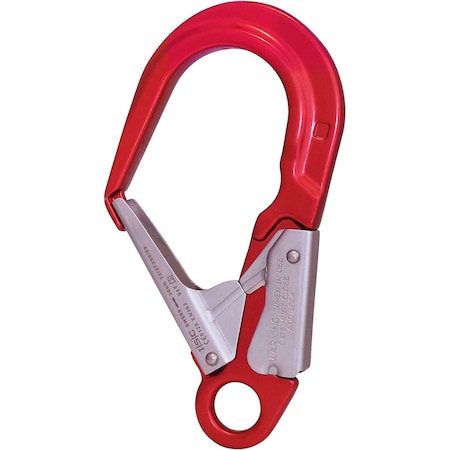 Sunbelt Snap Hook-Locking Nose, Aluminum 10" x6" x1" A-B1ABSH999A